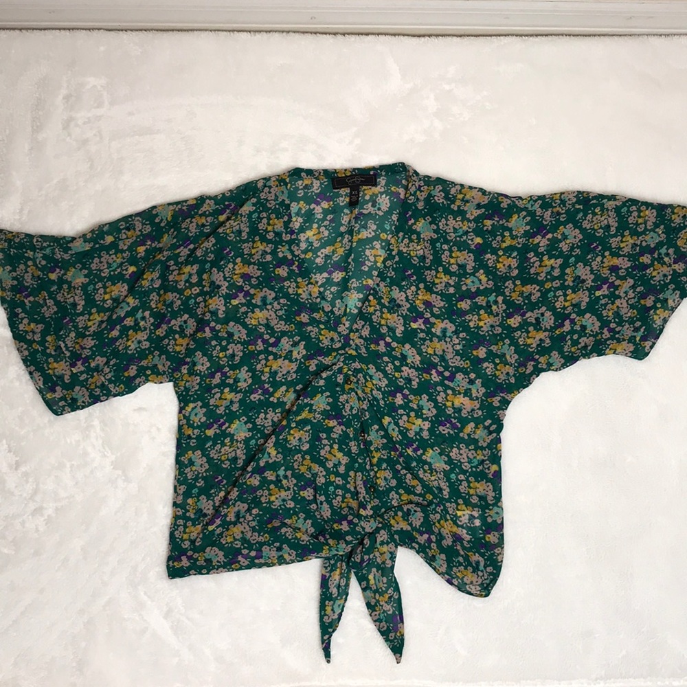 Jessica Simpson Flower Print Blouse